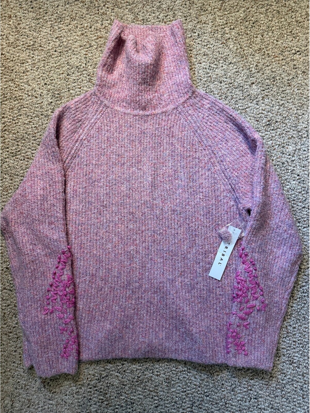 Tribal Eloise embroidered sleeve sweater